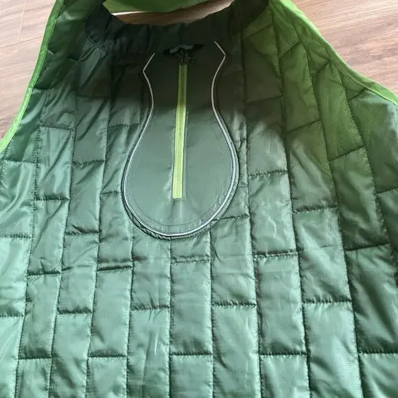 Kurgo Dog Jacket Vest XL Green Reversible Quilted Winter Coat Water Resistant - Picture 6 of 8